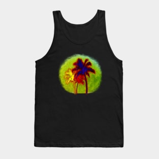 Many Colors Of Palm Trees Tank Top